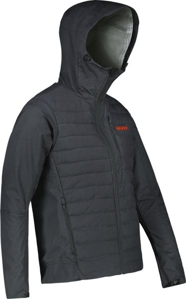 Kurtka rowerowa MTB męska Leatt Trail 3.0 V22. Czarne bluzy z kapturem LEATT, m, bez wzorów, z materiału, z kapturem. Za 742.50 zł.
