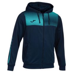 Bluza dresowa z kapturem Joma Eco Supernova. Niebieskie bluzy z kapturem Joma, m, bez wzorów, z dresówki, z kapturem. Za 212.05 zł.