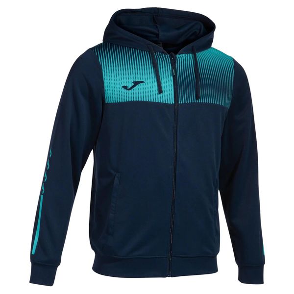 Bluza dresowa z kapturem Joma Eco Supernova. Niebieskie bluzy z kapturem Joma, m, bez wzorów, z dresówki, z kapturem. Za 205.00 zł.