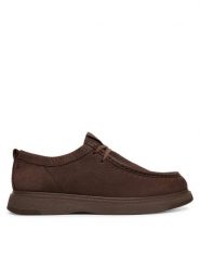Tommy Hilfiger Półbuty Comfort Nubuck Moc Toe Shoe FM0FM05975 Brązowy ciemny. Brązowe eleganckie półbuty Tommy Hilfiger, bez wzorów, z nubiku, bez obcasa, bez zapięcia. Za 649.99 zł.