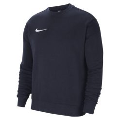Bluza sportowa męska Nike Crew Fleece Park 20. Białe bluzy bez kaptura Nike, m, bez wzorów, z bawełny, bez kaptura. Za 199.99 zł.