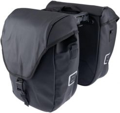 Torba rowerowa na bagażnik „Commuter Side Set”. Czarne torby na laptopa ATRAN VELO. Za 638.90 zł.