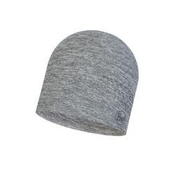Czapka z elementami odblaskowymi Buff DryFlx Hat. Szare czapki zimowe Buff, bez wzorów. Za 129.90 zł.