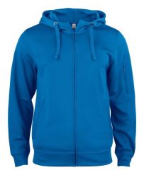 Clique Basic Active Hoody Full Zip – lekka bluza z kapturem z poliestru – royal. Niebieskie bluzy z kapturem CLIQUE, s, bez wzorów, z poliesteru, z kapturem. Za 202.91 zł.