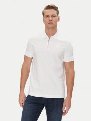 JOOP! Polo 17 JJ-08Brizio 30044699 Biały Modern Fit. Białe koszulki polo JOOP!, m, bez wzorów, z bawełny, bez kołnierzyka, bez ramiączek. Za 329.99 zł.