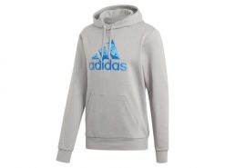Bluza męska z kapturem ADIDAS FLC HDY XXL. Szare bluzy z kapturem Adidas, m, bez wzorów, z bawełny, z kapturem. Za 229.00 zł.