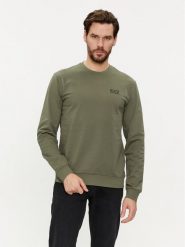 EA7 Emporio Armani Bluza 8NPM52 PJ05Z 1846 Zielony Regular Fit. Zielone bluzy EA7 Emporio Armani, m, bez wzorów, z bawełny, bez kaptura. Za 279.99 zł.