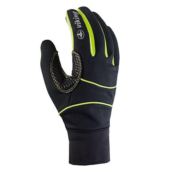 Rękawiczki skitouring dla dorosłych Viking Lahti. Zielone rękawiczki Viking, bez wzorów. Za 105.00 zł.