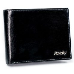 Portfel męski czarny Rovicky N992-VT-R8 BLACK. Czarne portfele ROVICKY, bez wzorów. Za 80.00 zł.
