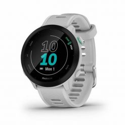 Dorosły Zegarek Garmin Forerunner 55, Czarny. Białe, cyfrowe zegarki GARMIN. Za 933.50 zł.