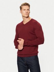 Selected Homme Sweter 16090147 Czerwony Regular Fit. Czerwone swetry rozpinane Selected Homme, m, bez wzorów, z bawełny, bez kołnierzyka, bez ramiączek. Za 109.99 zł.