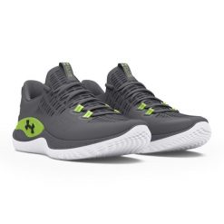 Buty treningowe męskie Under Armour Dynamic IntelliKnit. Szare buty treningowe Under Armour, bez wzorów, na fitness i siłownię. W wyprzedaży za 413.65 zł.