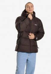 Kurtka turystyczna męska Prosto Jacket 404 zimowa. Brązowe kurtki Prosto., na zimę, m, z aplikacjami, z nylonu, bez kaptura. Za 255.99 zł.
