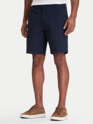 Quiksilver Szorty materiałowe EQYWS03890 Granatowy Regular Fit. Niebieskie szorty Quiksilver, m, bez wzorów, z bawełny. Za 169.99 zł.