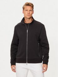Michael Kors Bluza CF4528H5MF Czarny Regular Fit. Czarne bluzy Michael Kors, m, bez wzorów, z bawełny, bez kaptura. Za 499.99 zł.