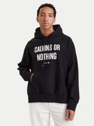 Calvin Klein Jeans Bluza Calvins Or Nothing LV04RH245G Czarny Regular Fit. Czarne bluzy Calvin Klein Jeans, m, bez wzorów, z bawełny, bez kaptura. Za 489.99 zł.