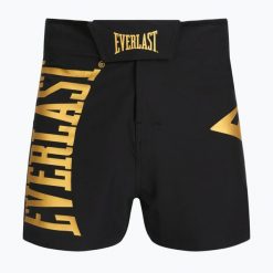 Spodenki treningowe Everlast MMA. Czarne krótkie spodenki sportowe EVERLAST, bez wzorów. Za 219.99 zł.