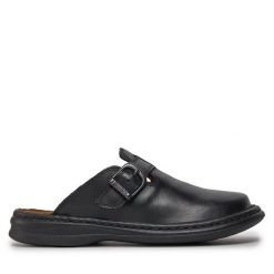 Klapki Josef Seibel. Czarne klapki Josef Seibel. Za 279.99 zł.