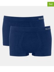 Sloggi Bokserki (2 pary) "Go Smooth" w kolorze granatowym rozmiar: M. Niebieskie bokserki Sloggi, m, bez wzorów. Za 64.95 zł.