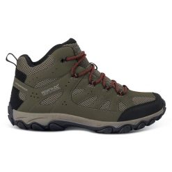 Buty trekkingowe Regatta Edgepoint IV Mid. Zielone trekkingi Regatta, bez wzorów, z syntetyku, bez zapięcia. Za 229.99 zł.