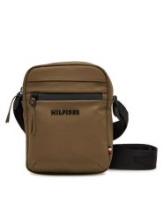 Tommy Hilfiger Saszetka Th Tpu Mini Reporter AM0AM13498 Brązowy. Brązowe saszetki i nerki Tommy Hilfiger, bez wzorów, ze skóry. Za 349.99 zł.