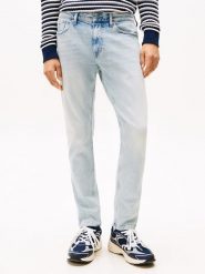 TOMMY JEANS Dżinsy - Tapered fit - w kolorze błękitnym rozmiar: W32/L32. Niebieskie jeansy Tommy Jeans, l. Za 192.79 zł.