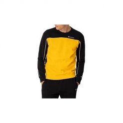 Bluza sportowa męska Champion 217852KK001. Żółte bluzy bez kaptura Champion, l, bez wzorów, z materiału, bez kaptura. Za 99.99 zł.