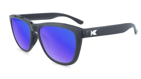 Okulary przeciwsłoneczne dla dorosłych - kategoria 3 z polaryzacją - Jelly Black. Czarne okulary przeciwsłoneczne KNOCKAROUND. Za 187.00 zł.