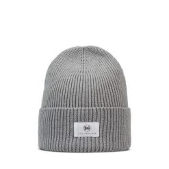 Czapka BUFF KNITTED BEANIE DRISK. Szare czapki zimowe Buff, bez wzorów. W wyprzedaży za 118.93 zł.