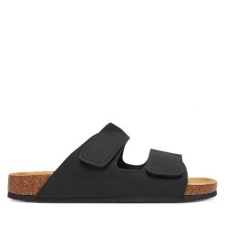 Klapki Jack&Jones. Czarne klapki Jack&Jones. Za 139.99 zł.