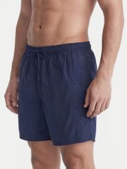 Calvin Klein Swimwear Szorty kąpielowe LV00N61029 Granatowy Regular Fit. Niebieskie kąpielówki Calvin Klein Swimwear, l, bez wzorów, z syntetyku. Za 289.99 zł.