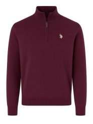U.S. Polo Assn. Sweter w kolorze fioletowym rozmiar: XL. Różowe swetry nierozpinane U.S. Polo Assn., s, bez wzorów, z bawełny, bez kołnierzyka, bez ramiączek. Za 170.87 zł.