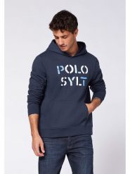 Polo Sylt Bluza w kolorze granatowym rozmiar: S. Niebieskie bluzy z kapturem Polo Sylt, s, bez wzorów, z bawełny, z kapturem. Za 74.28 zł.