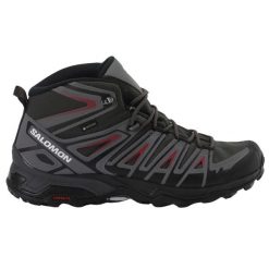 Buty trekkingowe męskie Salomon X Ultra Pioneer Mid GORE-TEX. Czarne buty trekkingowe Salomon, bez wzorów, z gore-texu, bez zapięcia. W wyprzedaży za 459.00 zł.