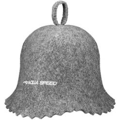 Czapka do sauny filcowa Aqua Speed. Szare czapki zimowe Aqua-Speed, bez wzorów. Za 49.90 zł.