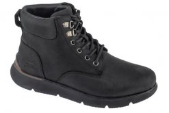 Trapery męskie, Augustino - Cobb. Czarne trapery Skechers, z materiału, bez zapięcia. Za 279.99 zł.