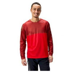 Longsleeve rowerowy męski Endura Core Printed. Czerwone bluzy ENDURA, m, bez wzorów, bez kaptura. Za 190.00 zł.