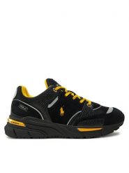 Polo Ralph Lauren Sneakersy Trackstr 250 809955687001 Czarny. Czarne buty sportowe casual Polo Ralph Lauren, bez wzorów, ze skóry, bez zapięcia. Za 649.99 zł.