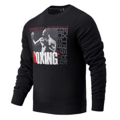 Bluza męska EXTREME HOBBY BOXING PRO. Czarne bluzy EXTREME HOBBY, m, bez wzorów, z bawełny, bez kaptura. Za 229.00 zł.