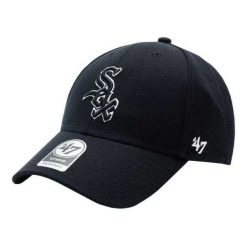 Czapka Z Daszkiem MLB Chicago White Sox. Czarne czapki z daszkiem 47 Brand, bez wzorów. Za 158.99 zł.