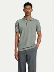 Selected Homme Polo 16095851 Zielony Slim Fit. Zielone koszulki polo Selected Homme, m, bez wzorów, z bawełny, bez kołnierzyka, bez ramiączek. Za 99.99 zł.