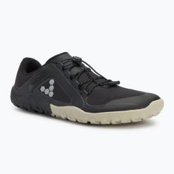 Buty barefoot męskie Vivobarefoot Primus Trail III All Weather Fg. Czarne buty trekkingowe VIVOBAREFOOT, bez wzorów, bez zapięcia. Za 549.99 zł.