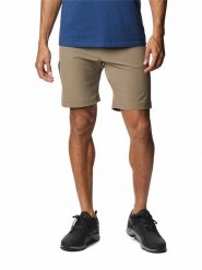 Columbia Szorty funkcyjne "Outdoor Elements™" w kolorze beżowo-szarym rozmiar: 34. Brązowe szorty Columbia, bez wzorów, z materiału. Za 124.95 zł.