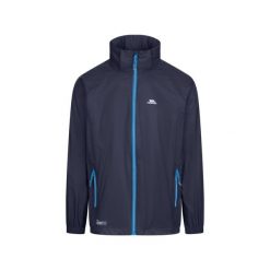 Trespass Qikpac X - Kurtka unisex Packaway Granatowo-Niebieska. Czarne kurtki Trespass, bez wzorów, bez kaptura. W wyprzedaży za 181.05 zł.