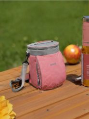 Okrągła torba termiczna z paskiem na ramię - pomarańczowy. Brązowe torby na ramię Sinsay, bez wzorów, na ramię, bez dodatków. Za 39.99 zł.