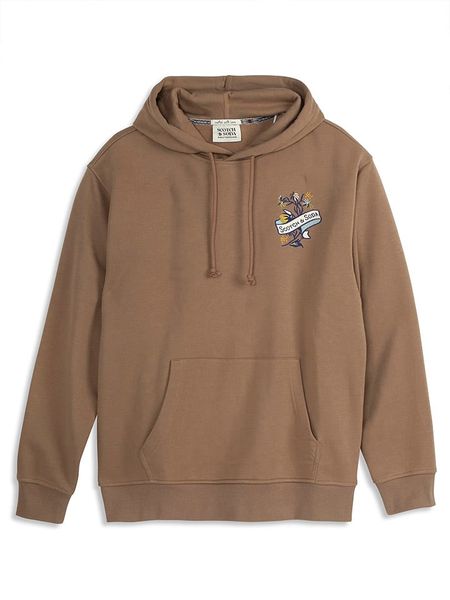 Scotch & Soda Bluza w kolorze jasnobrązowym rozmiar: M. Brązowe bluzy Scotch & Soda, m, bez wzorów, z kapturem. Za 101.70 zł.