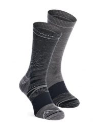Skarpety merino Ortovox Alpine Mid Socks. Szare skarpety ORTOVOX, bez wzorów, z materiału. Za 129.69 zł.