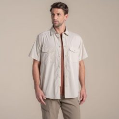 Koszula Craghoppers Kiwi II. Białe koszule Craghoppers, m, bez wzorów, bez kołnierzyka, bez ramiączek. Za 210.05 zł.