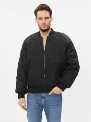 Calvin Klein Jeans Kurtka bomber J30J324070 Czarny Relaxed Fit. Czarne kurtki Calvin Klein Jeans, m, bez wzorów, z jeansu, bez kaptura. Za 579.99 zł.