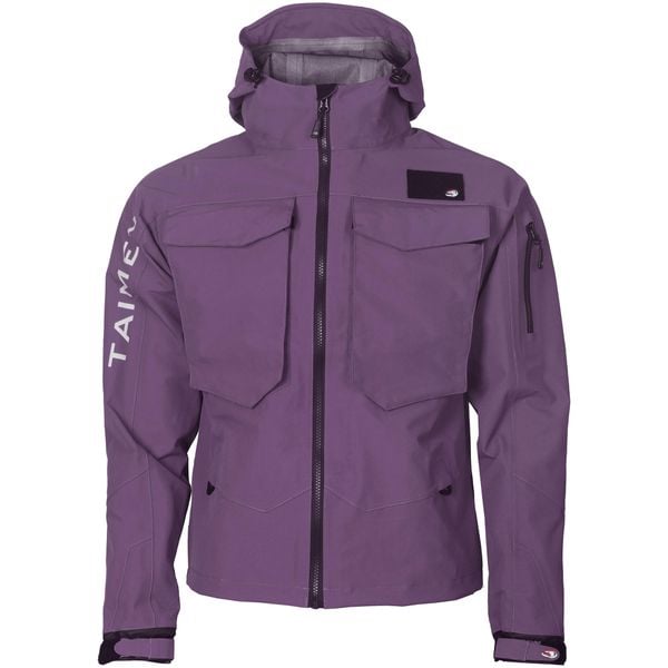 Kurtka wędkarska do brodzenia Taimen Ponoy Wading Jacket - Plum. Zielone kurtki TAIMEN, xs, bez wzorów, z materiału, bez kaptura. Za 499.99 zł.
